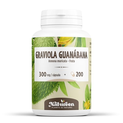 Graviola Guanábana Fruta - 300 mg - 200 capsulas