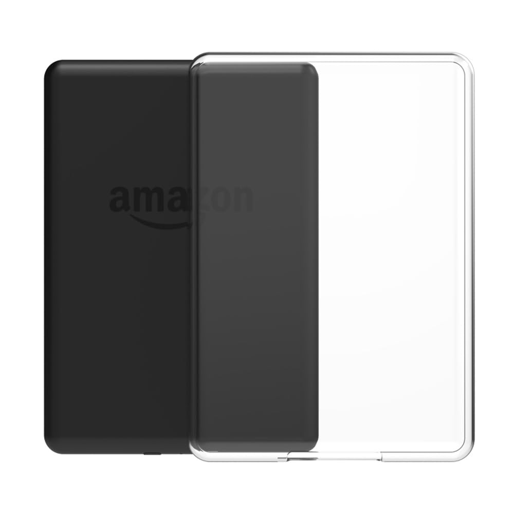 Transparente Schutzhülle für Amazon Kindle Fire HD7, HD8, HD10, 6., 7., 8., Papewhite Oasis 2022, 2023, ultradünn, TPU, weich, transparent, für Amazon Kindle Max (für Paperwhite 1/2/3 2012,