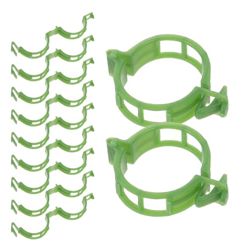 Toyvian 150stücke Pflanzenstützclips Kunststoff-rankhilfen Für Tomaten Kletterpflanzen Und Gemüse Im Garten Für Aufrechtes Wachstum