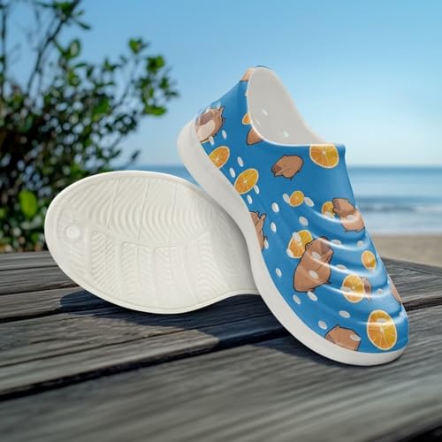 Unisex Kids Garden Shoes for Girls Boys Slip on Water Shoes Lightweight Beach Walking Sneakers Girls Axolotl Sandals3