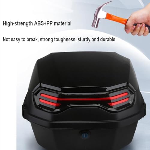 Boîte de queue de moto étanche 36L pour protéger vos bagages du vol