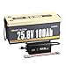 Power Queen 24V 100Ah Lithium Battery with 24V(29.2V) 20A LiFePO4 Battery Charger, 24Volt LiFePO4 Battery Up to 15000 Cycles, Max. 2560W Load Power for Trolling Motor,Marine, Solar Off-Grid
