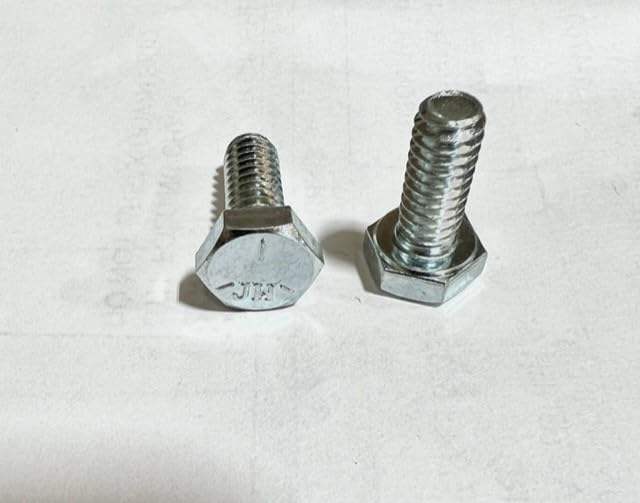 Tornillo hexagonal 1/4-20x1/2 de acero zincado grado 5 para uniones firmes