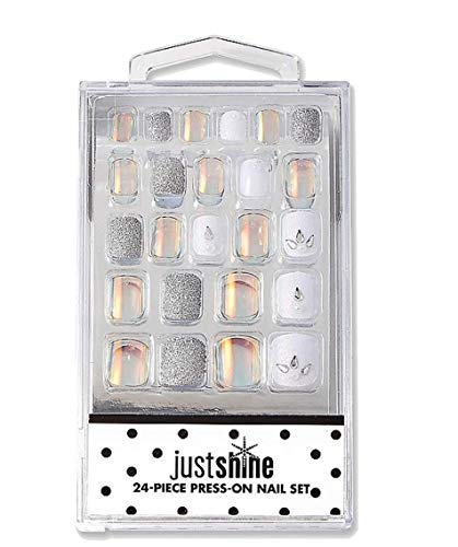 Justice Girls Just Shine Press-on Nails Chrome & Glitter