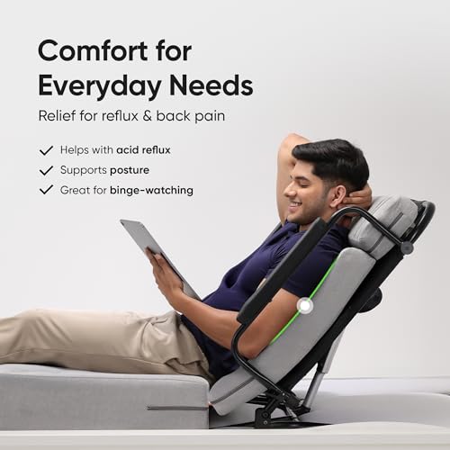 Image of Frido Smart Recliner Mattress | Remote-Controlled Recliner Frame & Mattress for Patients, Elderly & Home Use | Mild Steel Frame | 4-Step Folding, Removable HR Foam Mattress | Tool-Free Setup