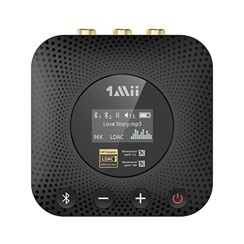 [Prestazioni Stereo DAC Audiofili] Questo ricevitore Bluetooth HiFi di livello audiofilo è dotato di chip ES9018K2M, offre DNR fino a 127 dB e THD + N di –120 dB, che soddisferà gli amanti della musica più esigenti.