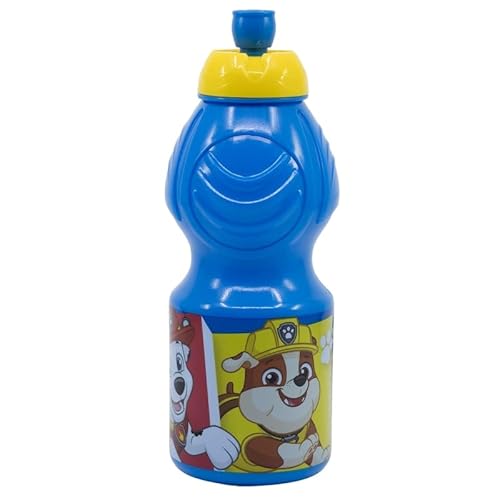 ALMACENESADAN, 4957 – Paw Patrol – bestehend aus 400 ml Sportflasche und rechteckigem mehrfarbigem Sandwichmaker – wiederverwendbar, BPA-frei