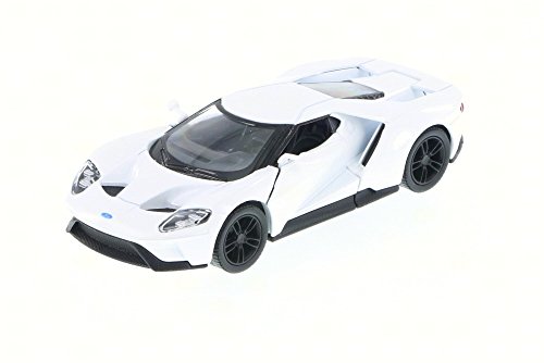Modelo a escala 1:38 Ford GT 2017 blanco 5 pulgadas miniatura 1