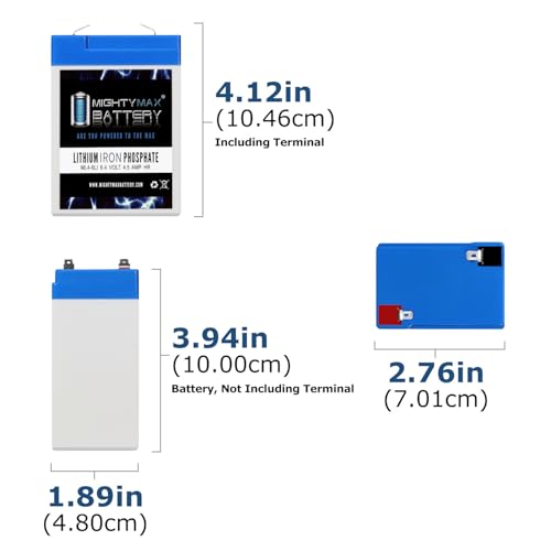 Mighty Max Battery Batería de Repuesto de Litio 6V 4.5AH miniatura 2