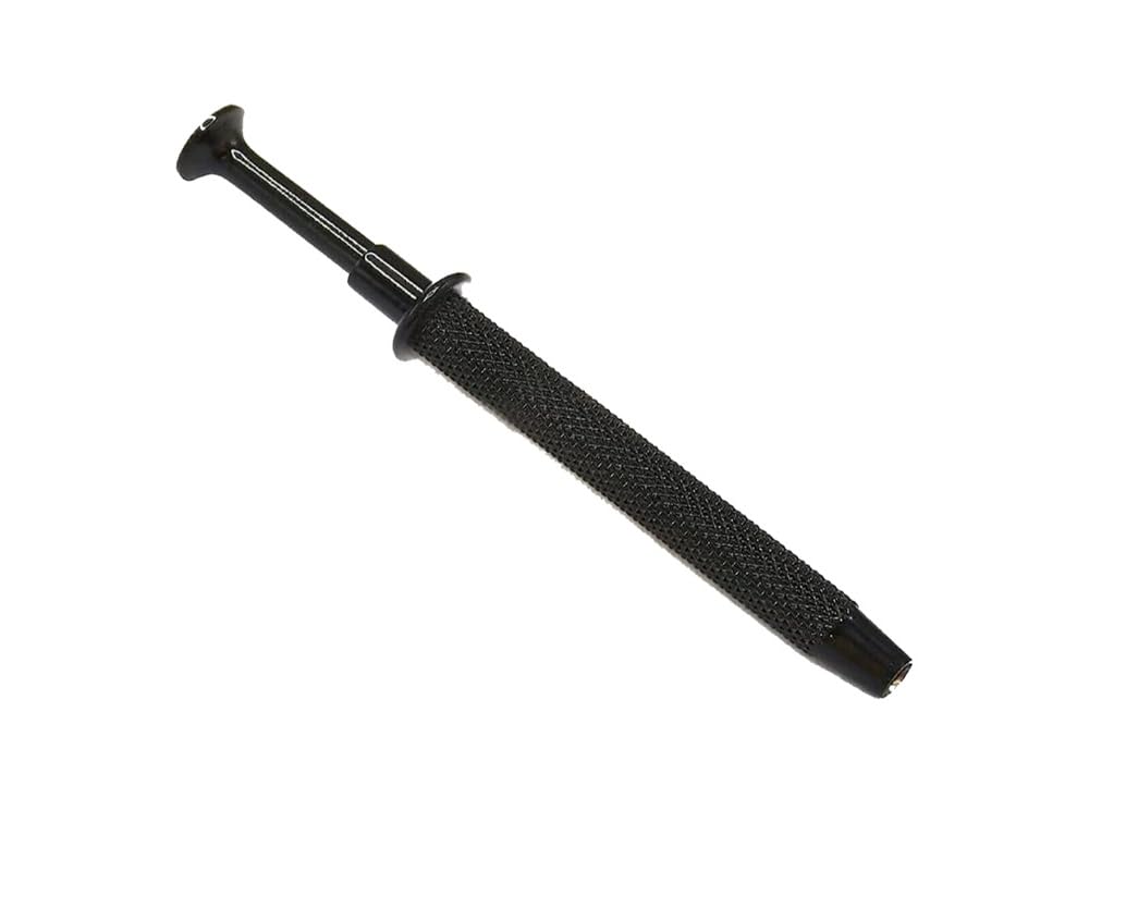 Body Pierecing Ball Grabber, 4 Prongs Bead Grabber Holder, Piercing Ball Grabber Tool for Grab Small Bead Jewelry Making (Black, Small)