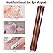 Heclia 4 Pcs Professional Cat Eye Nail Art Kit 3-in-1 Magnetic Tool with Magnetic Pen for Gel Polish Create Stunning Cat Eye Effect for DIY Manicures Salon Nail Designs Professional Artists