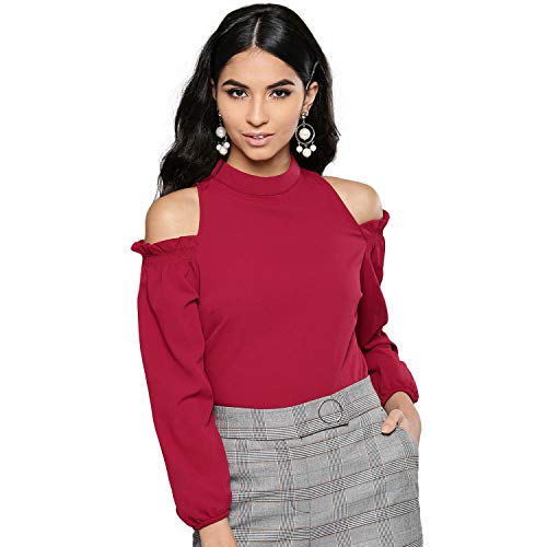 Image of Harpa Women V-Neck Solid Top