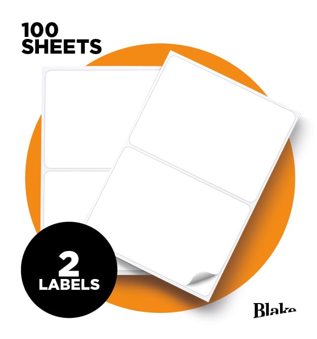 Étiquettes Autocollantes A4 - 100 Feuilles De 10 étiquettes (99,1x57 Mm) - Pour Imprimante Laser/Jet D'encre