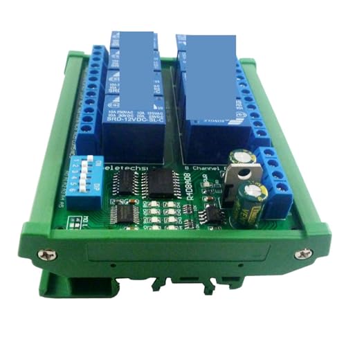 Contrôler 8 circuits via RS485 avec ce module relais 12V PLC