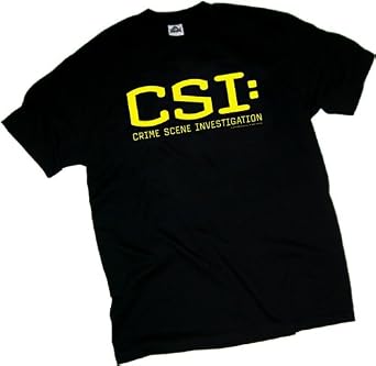 CSI Crime Scene Investigation TV Show Logo Adult T-Shirt