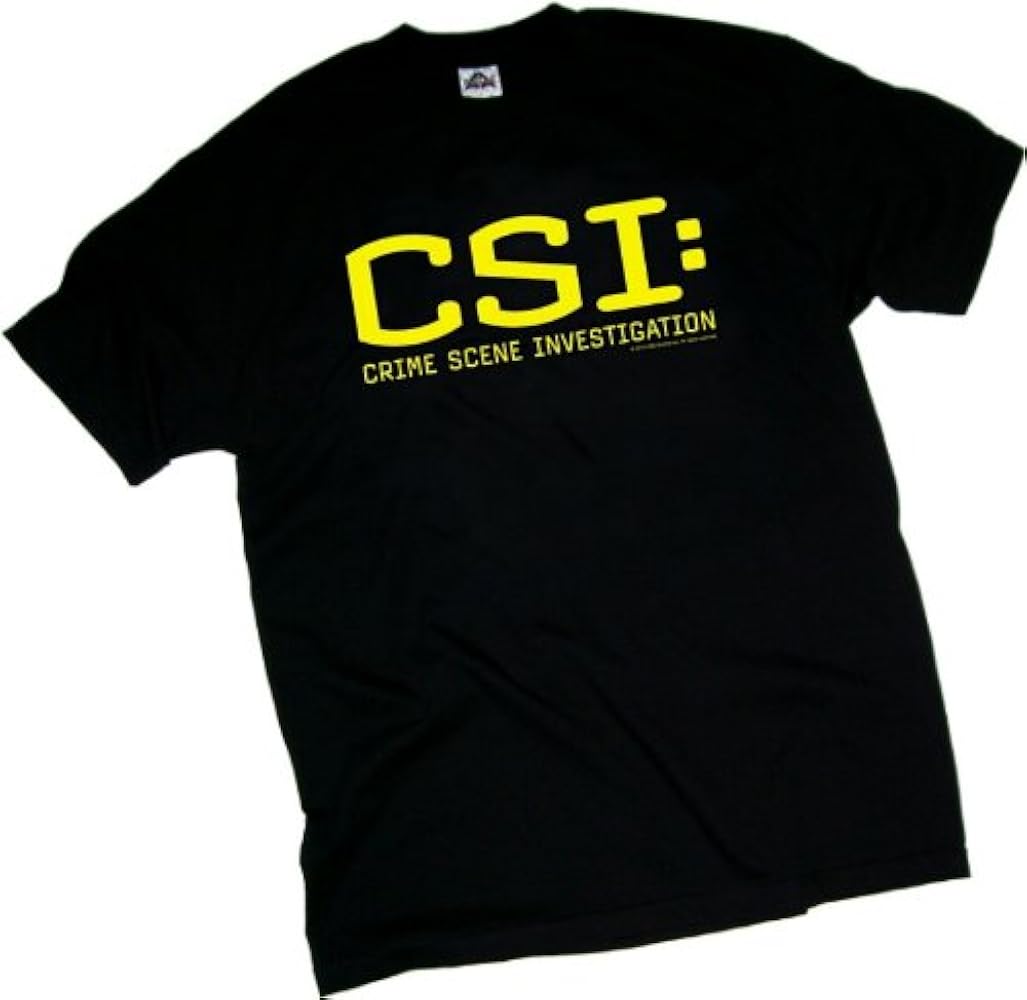 T-shirt Las Vegas CSI Crime Scene Investigation - Noir, Taille XL Homme (occasion)