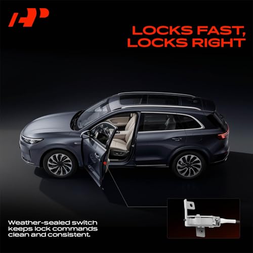 Image of A-Premium Rear Upper Door Latch Lock Cable Assembly | Compatible with Ford F-150 1997-2003, F-150 Heritage 2004, F-250 1997-1999, Rear Left Driver Door Latch Cable
