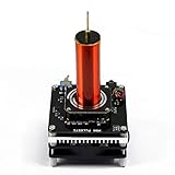 MKULOUS Bobina De Tesla Experimento Fisico Estado Sólido DRSSTC Música Tesla Coil, Modelo De Juguete De Escritorio Tesla Coil Juguetes De Alta Tecnología