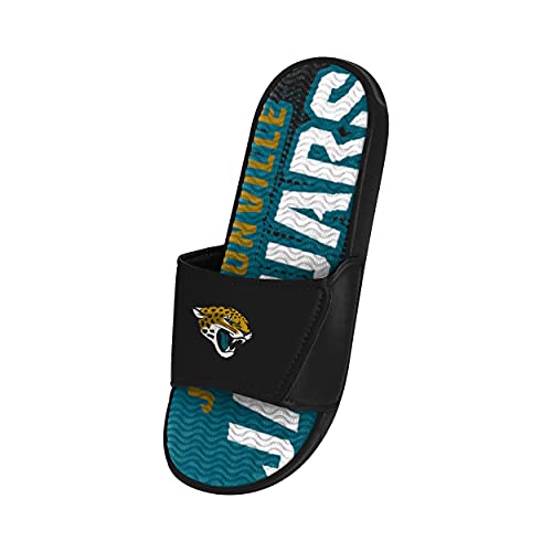 Image of FOCO New Orleans Saints NFL Mens Gradient Wordmark Gel Slide