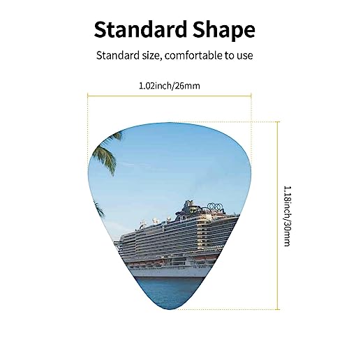 Médiator de guitare en forme de bateau de croisière avec 12 médiators tendance et durables dans une boîte pour ukulélé guitare électrique basse - Les Beatles, Paul McCartney, John Lennon, RIngo Starr, George Harrison Médiator de guitare en forme de bateau de croisière avec 12 médiators tendance et durables dans une boîte pour ukulélé guitare électrique basse – Image 5