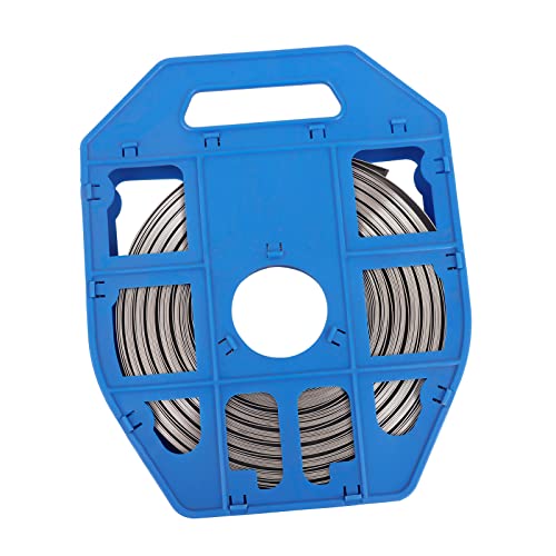 TFCFL 304 Stainless Steel Banding Strapping Band Strap Tools in Blue Tote, 100 Feet 3/4