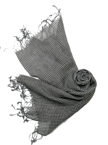 Image of Shanlin Unisex Natural Color 100% Linen Scarves for Men and Women