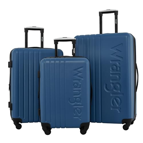 Wrangler Quest Luggage Set, Vallarta Blue, 3 Piece Set (30'/26'/22')