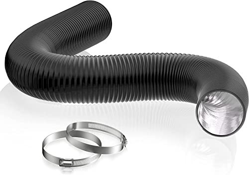 HG POWER 4 Inch Dryer Vent Hose, 16 Feet Long Flexible PVC Hose, Three Layer Noise Reducer Hose...