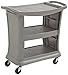 Produktbild Rubbermaid Commercial Products 300lb 38 inch 3 Shelve Executive Service Cart - Black