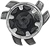 Softspikes Silver Tornado Golf Spikes - Fast Twist 3.0 - Silver/Black - 18 Count