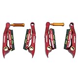 KCNC VB2 Direct Mount Aero V-Brake Set Front and Rear, Red, SK2048-Z