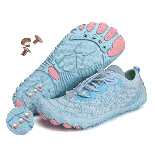 Image of Grounding Shoes with Copper, Barefoot Shoes Women Men, Wide Toe Box Hiking Barefoot Womens, Non-Slip Comfortable Breathable Water Shoes for Walking Running