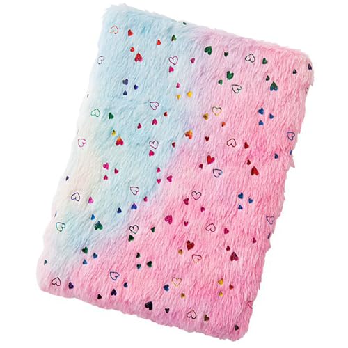 Carnets de voyage en peluche dégradés lot de 2 journal intime papeterie fournitures scolaires