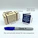 DIY Surprise Mini Suitcase & Mini Gold foil Pretend USA Passport Reveal Gift bundle (DIY). Perfect for Valentines, vacations, birthday, family trips away!