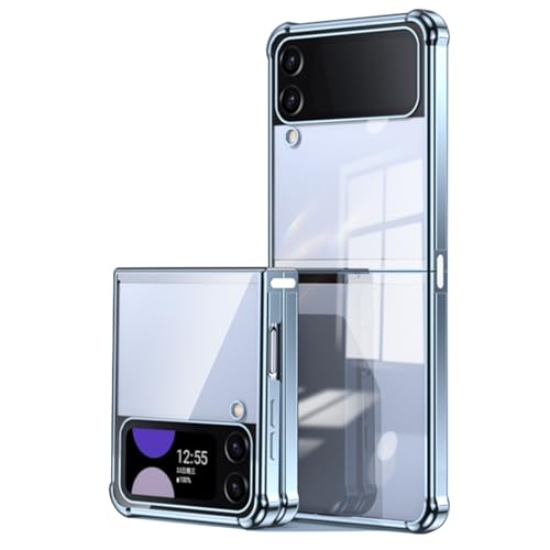 Étui pliant bleu Samsung Galaxy Z Flip3 parfait pour vos sorties urbaines et soirées