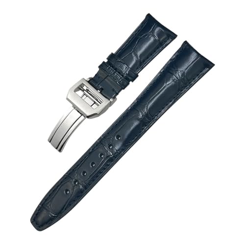 [ETANNFMQ] 20mm 21mm 22mm u[NR_CEHb`oh IWC |gtB[m |gM[[ rbOpCbgEHb` AAQ[^[EHb`XgbvΉ(Blue Square Buckle,21mm)
