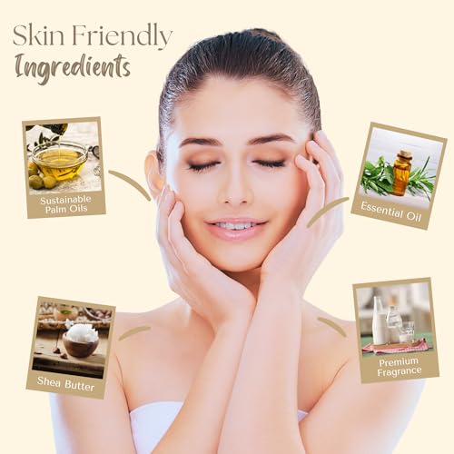 Image of Wavertree & London Natural Goat Milk Soap Bars (2 Bars) - 7oz Individually Wrapped, French Triple Milled Moisturizing Bath Bar Soap Enriched with Shea Butter, Chemical-Free Sensitive Skin Bar Soap