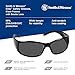 Smith & Wesson Elite Safety Glasses (21303), Smoke Lenses, Black Frame, Unisex Sunglasses for Men and Women