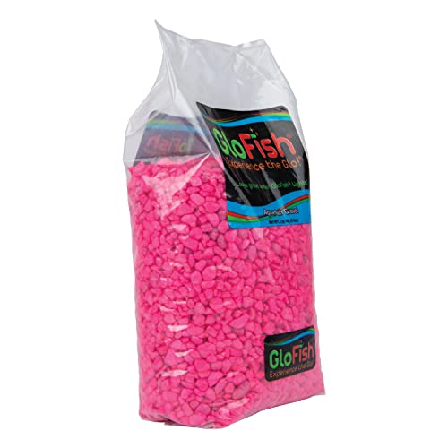 Image of GloFish 5-Pound Aquarium Gravel Bag, Black with White Fluorescent
