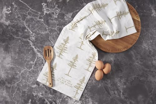 Primitives-by-Kathy-Welcome-to-Our-Neck-of-The-Woods-Decorative-Kitchen-Towel Primitives by Kathy Welcome to Our Neck of The Woods Decorative Kitchen Towel