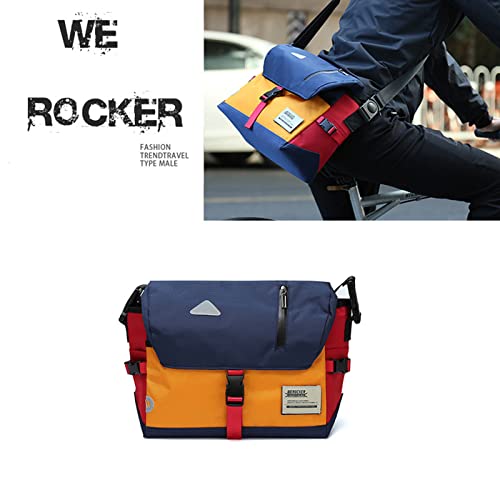 Classic Messenger Bag-Durable,Water-Resistant Small Messenger Laptop Bag for Men Women Crossbody Bike Satchel Message2