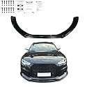 Frontlippe Frontspoiler kompatibel mit AUDI RS6 C7 C7 Facelift 2013 bis 2017 mit ABE TÜV Schwarz Glänzend Frontlippe Frontspoiler kompatibel mit AUDI RS6 C7 C7 Facelift 2013 bis 2017 mit ABE TÜV Schwarz Glänzend