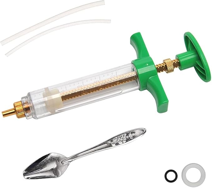 可重复使用的小鸟喂养注射器套件