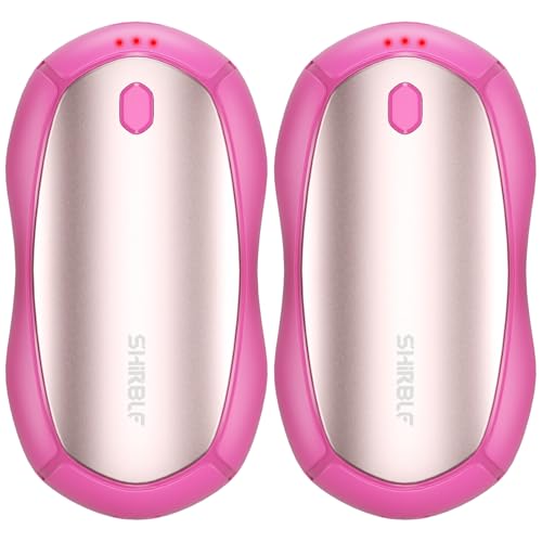 Chauffe-mains rechargeables Shirble Lot de 2 avec autonomie 15 heures