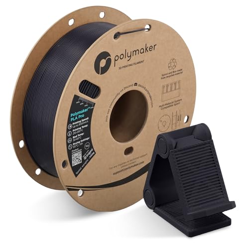 Image of Polymaker PLA Pro 3D Printing Filament Dark Purple 1.75mm 1KG, High-Impact Tough PLA, Fast Printing up to 300mm /s, High Speed New Formula, Easy to Print on Most FDM Printers, No Enclosure Required
