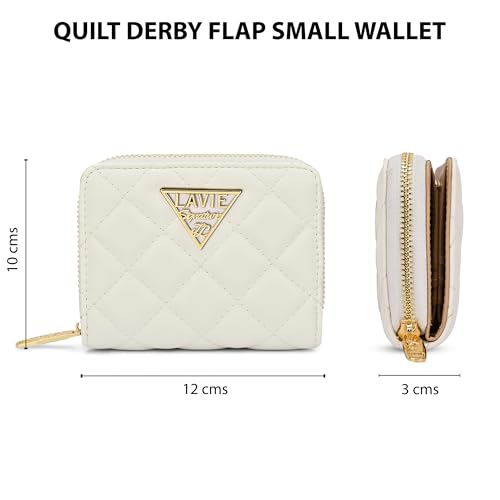 Image of Lavie Signature Women's Quilt Derby Flap Zip Around Wallet |Gift for Women
