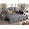 YITAHOME Convertible Sleeper Sofa w...