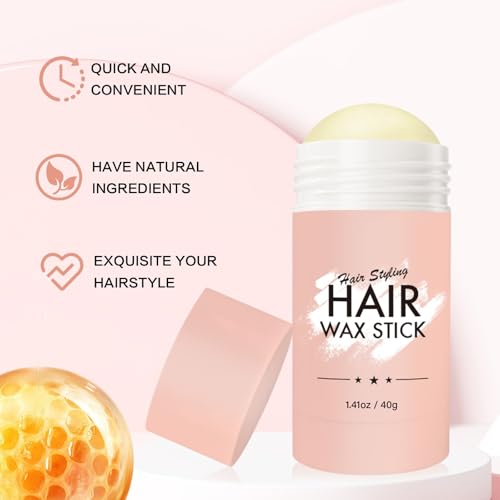 Hair Wax Stick - 2 unidades, 1.41oz miniatura 3