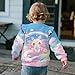 Rnyleeg Girls Crewneck Sweatshirt Cute Axolotl 2t Sweatshirt for Toddler Girls Lightweight Jumpers Fashion Fall Clothes Sweaters Outfits Soft Comfortable