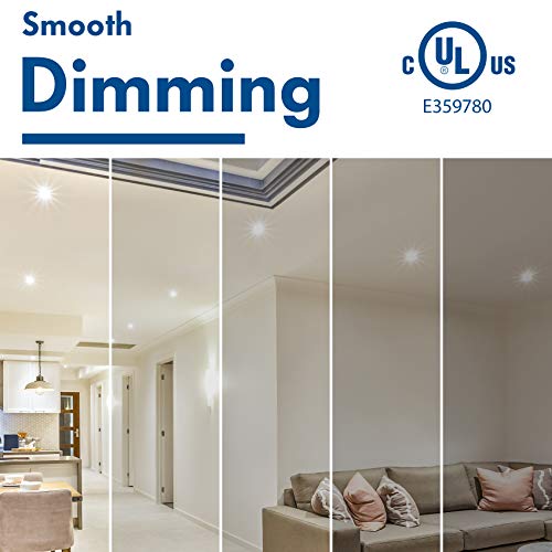 Hyperikon 6 Inch LED Recessed Lighting, 75 Watt Replacement (14W ...